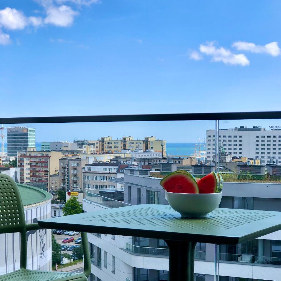 Tlusta Mewa Sea View Apartman Gdynia Kültér fotó